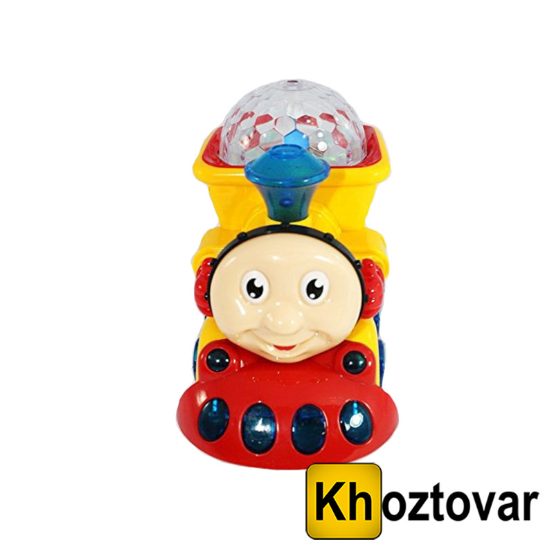 Игрушка инерционная для детей от 3 лет "Паровозик светящийся со звуком" Yijun Light Train YJ388-4 - фото 1 - id-p378790152