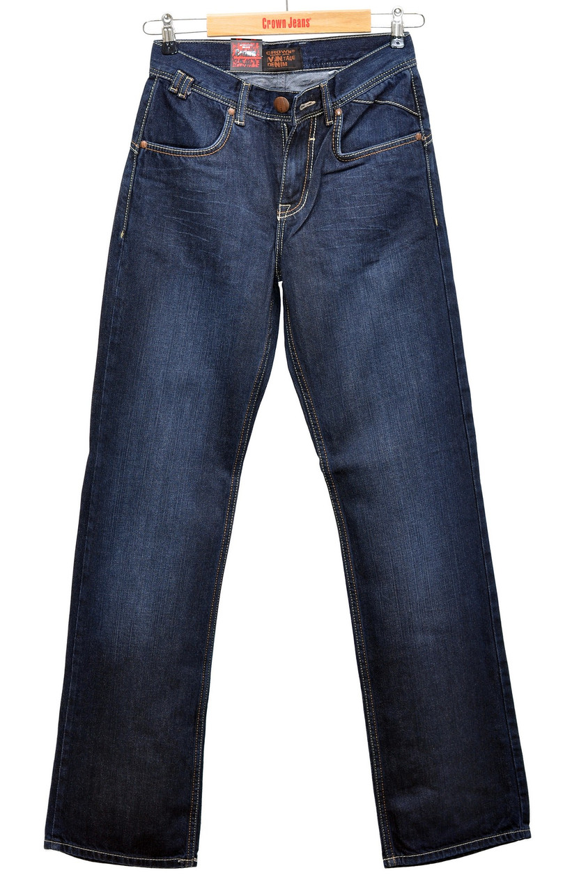Джинси чоловічі Crown Jeans модель 2008 (ZFT LRNZ) Vintage Denim