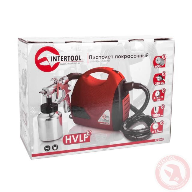 Пістолет фарбувальний електричний INTERTOOL DT-5060