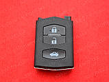 Кнопки для викидного ключа Mazda корпус 3 кнопки, фото 3