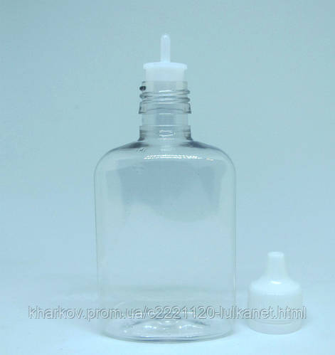 Купить Бутылка пластиковая с дозатором и крышкой 100мл (прозрачный ...