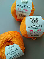 Gazzal Baby Wool — 837 жовтогарячий