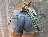 Жіночі шорти з підтяжками, фото 2