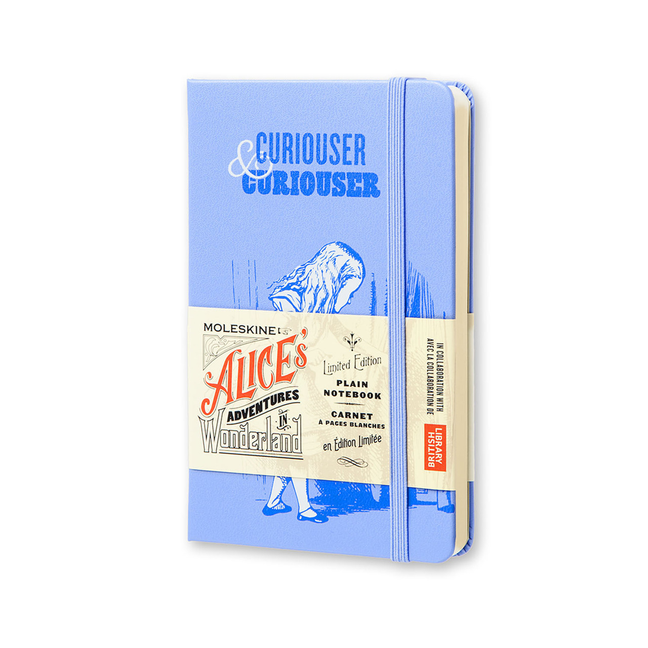 Блокнот Moleskine Limited Alice кишеньковий 192 сторінки Блакитний нелінований 9х14 см