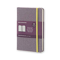 Блокнот Moleskine Limited Blend карманный 192 страницы Фиолетовый в линию в Тканевой обложке 9х14 см