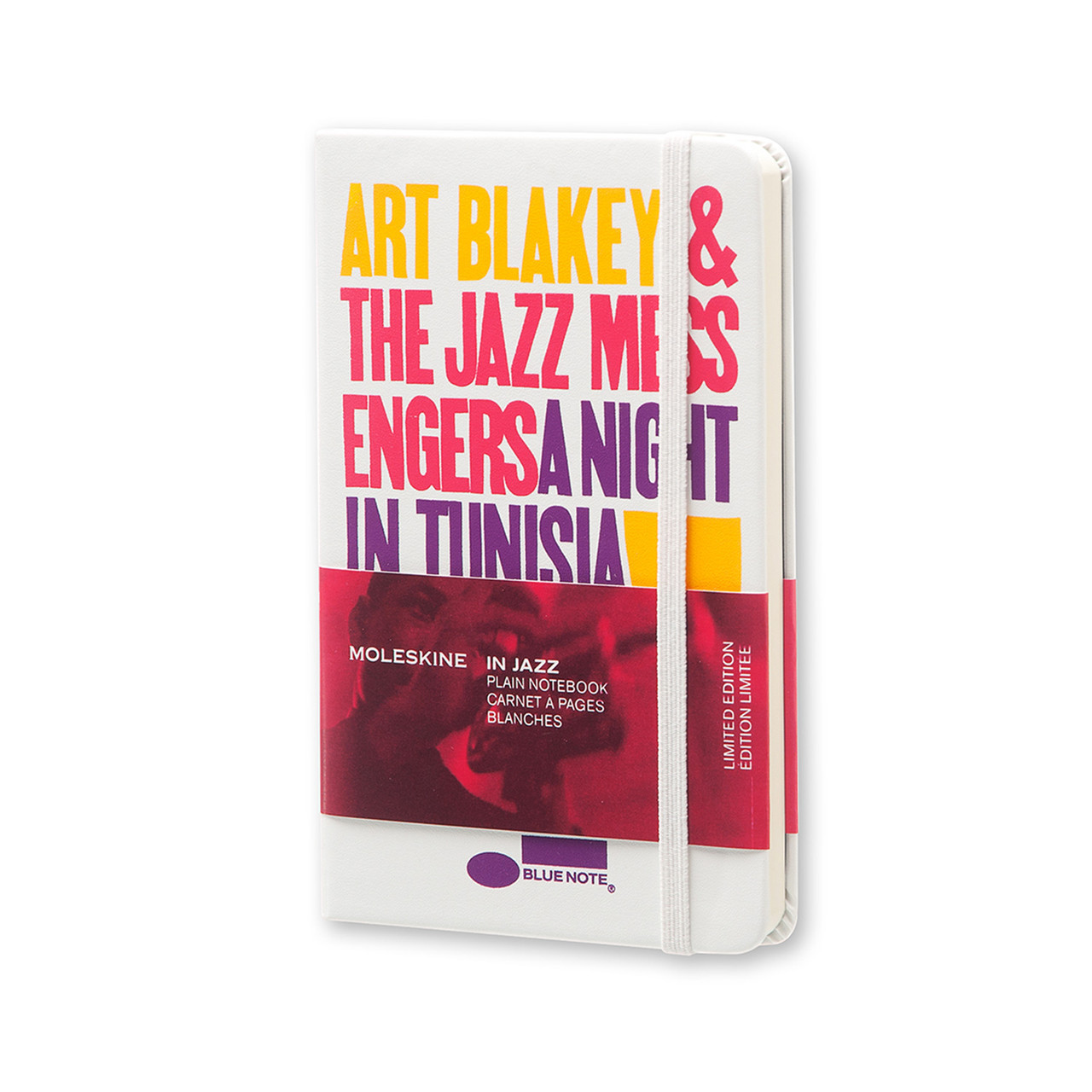 Блокнот Moleskine Limited Bluenote кишеньковий 192 сторінки Білий нелінований 9х14 см (8051272891201)
