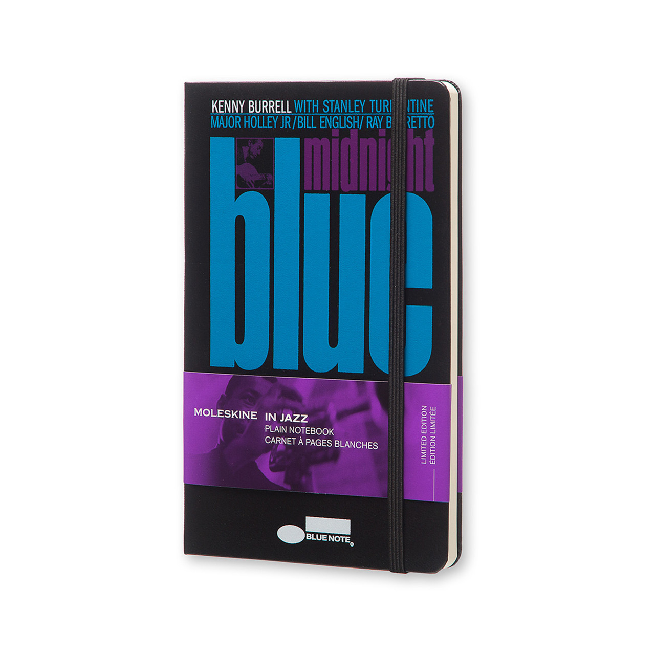 Блокнот Moleskine Limited Bluenote середній 240 сторінок Чорний нелінований 13х21 см (8051272891225)