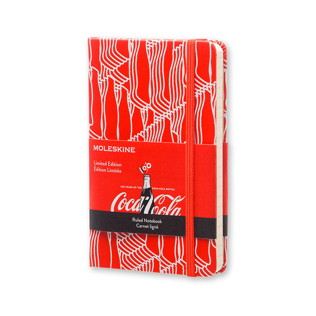 Блокнот Moleskine Limited Coca-Cola кишеньковий 192 сторінки Червоний в лінію 9х14 см (8051272891249)