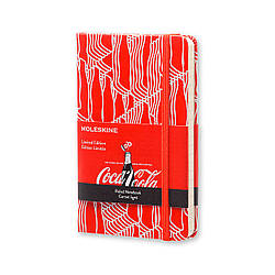 Блокнот Moleskine Limited Coca-Cola кишеньковий 192 сторінки Червоний в лінію 9х14 см (8051272891249)