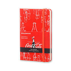 Блокнот Moleskine Limited Coca-Cola кишеньковий 192 сторінки Червоний нелінований 9х14 см (8051272891256)
