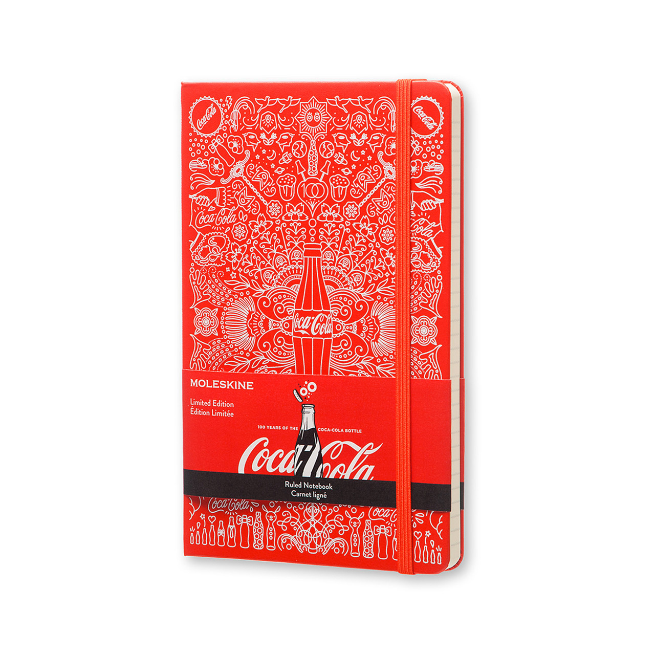 Блокнот Moleskine Limited Coca-Cola середній 240 сторінок Червоний в лінію 13х21 см