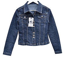 Жіноча джинсова куртка Crown Jeans модель 407 (BOLERA) Vintage denim collection
