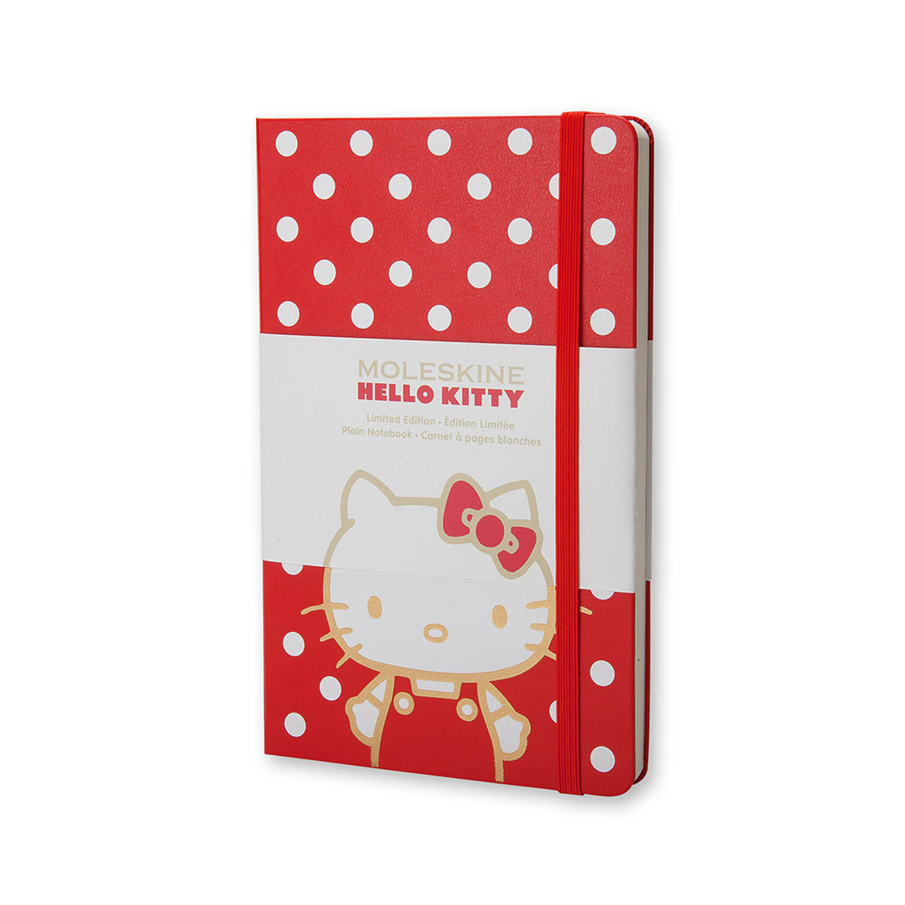 Блокнот Moleskine Limited Hello Kitty середній 240 сторінок Червоний нелінований 13х21 см (8052204401666)