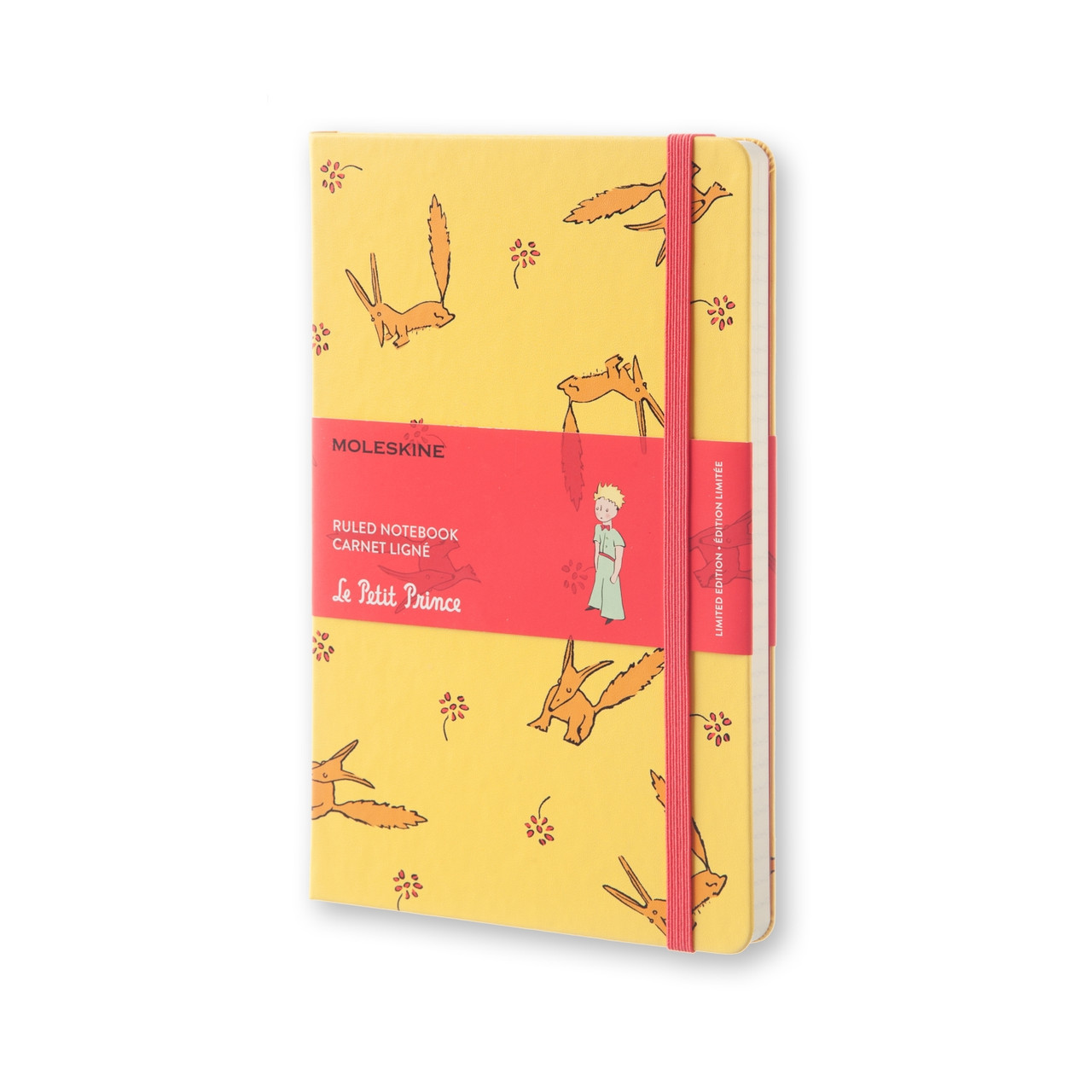 Блокнот Moleskine Limited Le Petit Prince середній 240 сторінок Жовтий в лінію Канва 13х21 см