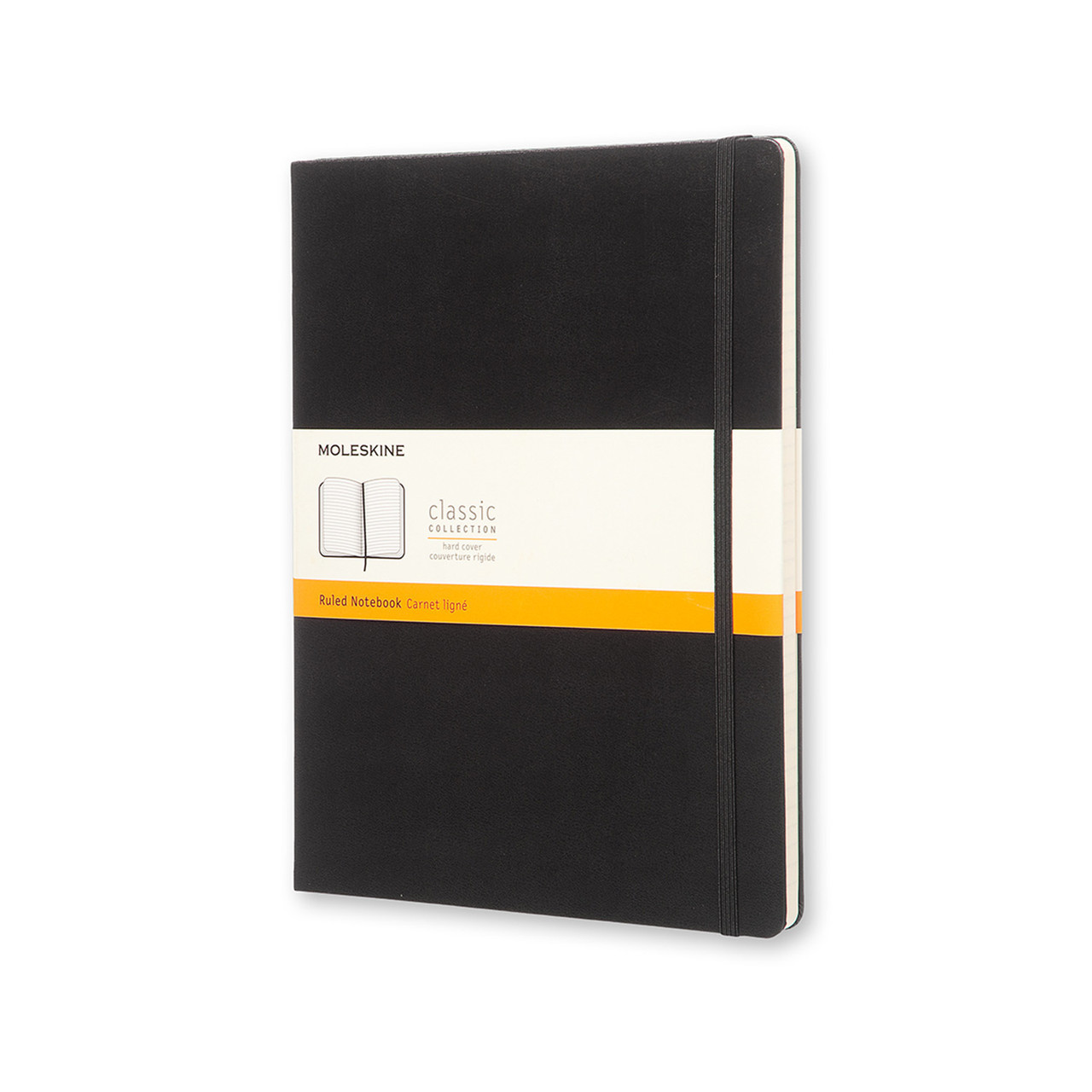 Блокнот Moleskine Classic Чорний Великий 192 сторінки в лінію 19х25 см (9788867323067)