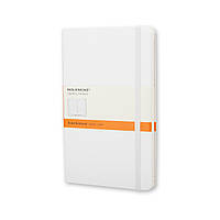 Блокнот Moleskine Classic Белый карманный 192 страницы в линию 9х14 см (9788866137177)