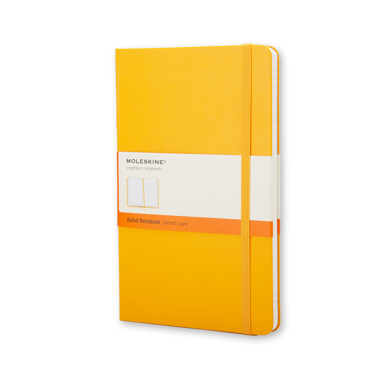 Блокнот Moleskine Classic Жовтий кишеньковий 192 сторінки в лінію 9х14 см (9788866136330)