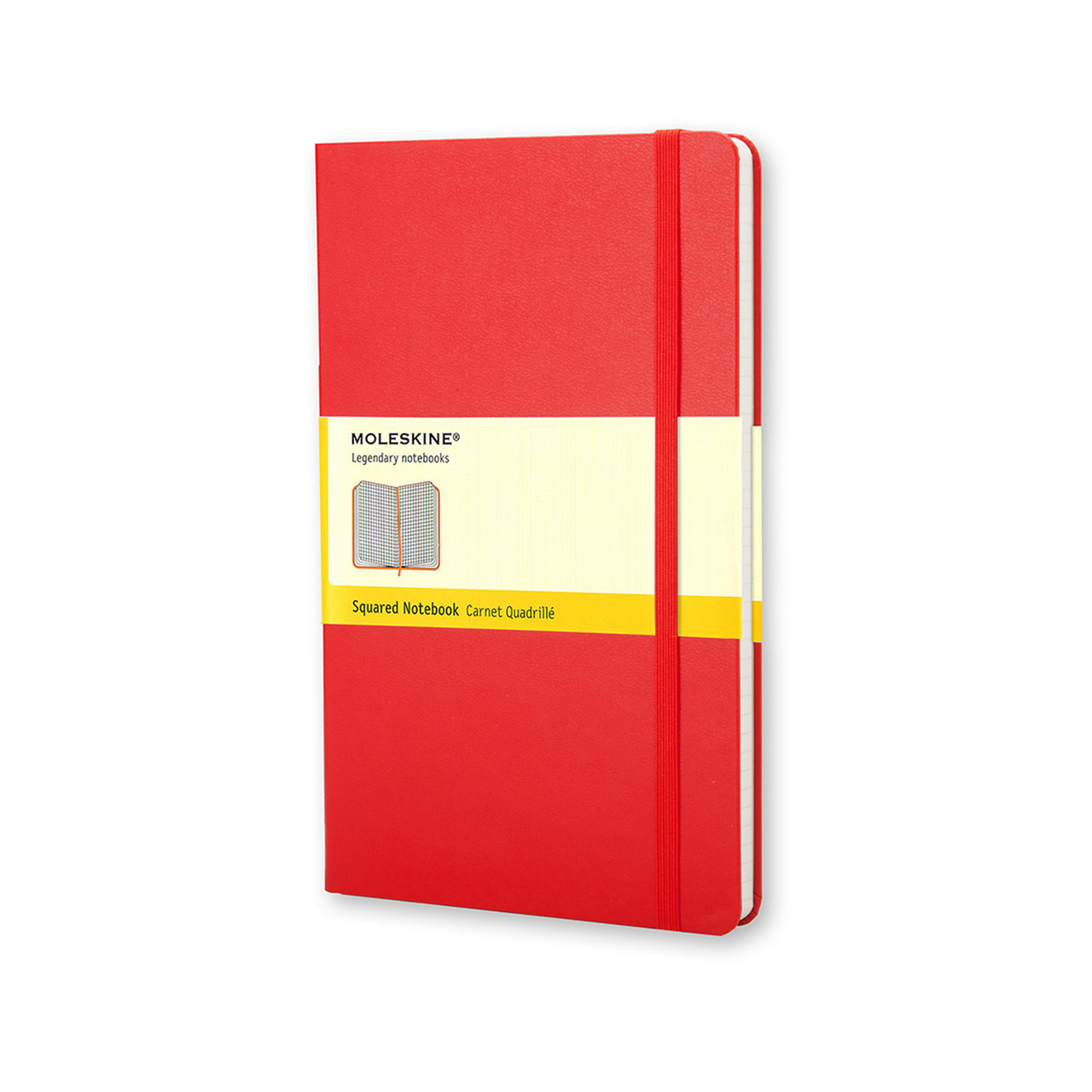 Блокнот Moleskine Classic Червоний кишеньковий 192 сторінки в клітинку 9х14 см