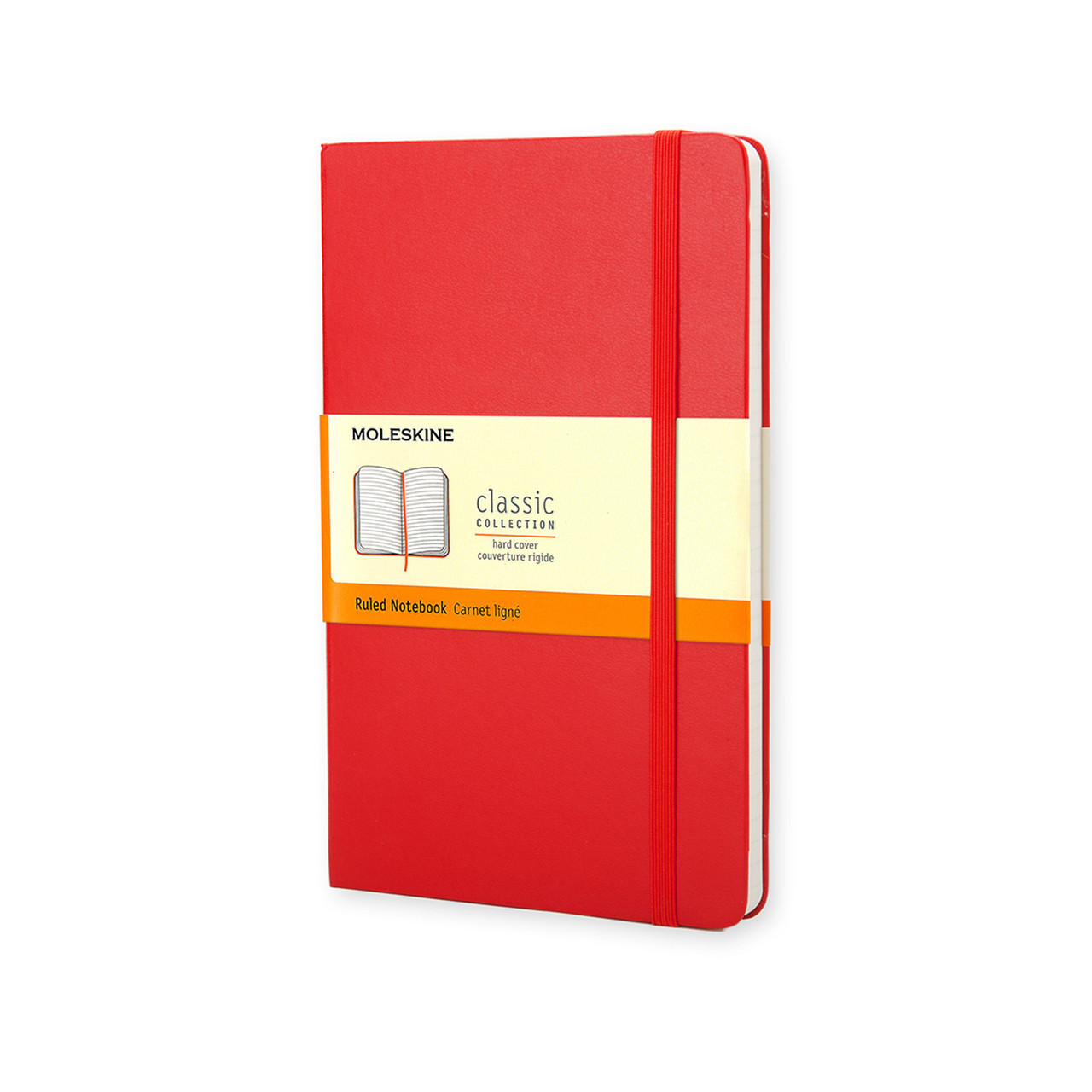 Блокнот Moleskine Classic Червоний середній 240 сторінок в лінію 13х21 см