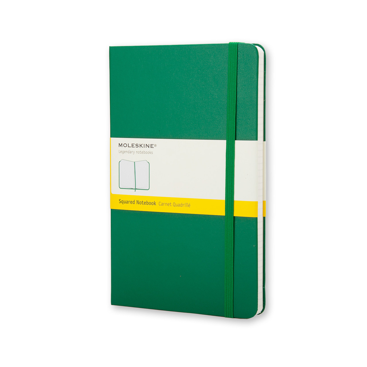 Блокнот Moleskine Classic Зелений середній 240 сторінок в клітинку 13х21 см