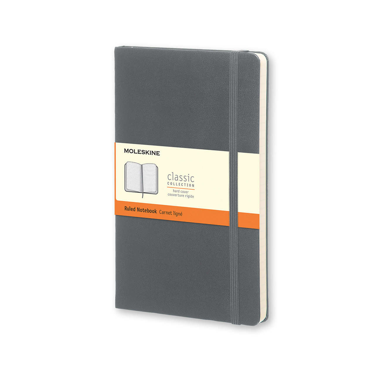 Блокнот Moleskine Classic Сірий кишеньковий 192 сторінки в лінію 9х14 см (8051272892062)