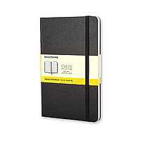 Блокнот Moleskine Classic Черный карманный 192 страницы в клетку 9х14 см (9788883701023)