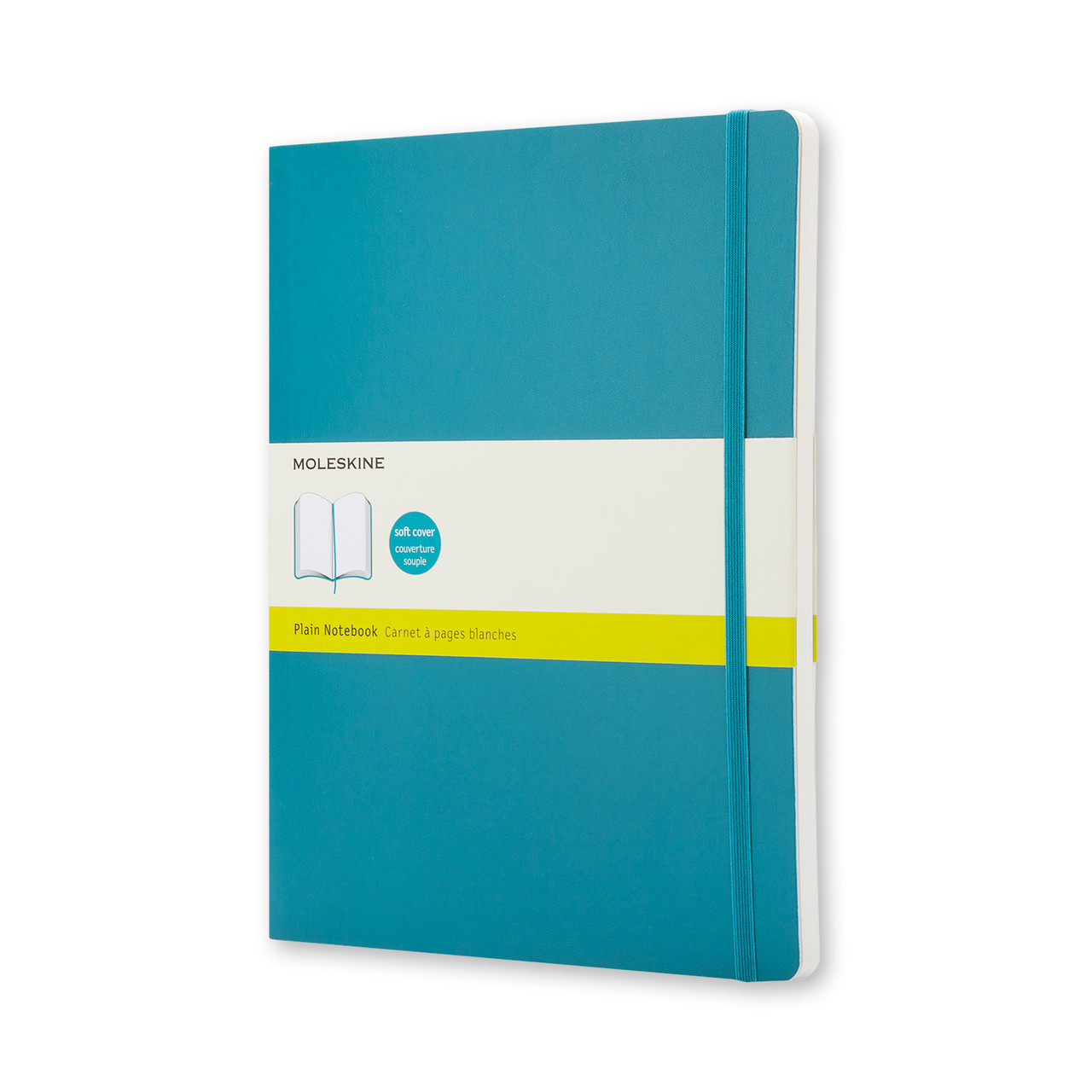 Блокнот Moleskine Classic Аквамарин Великий 192 сторінки нелінований М'який 19х25 см (9788867323838)