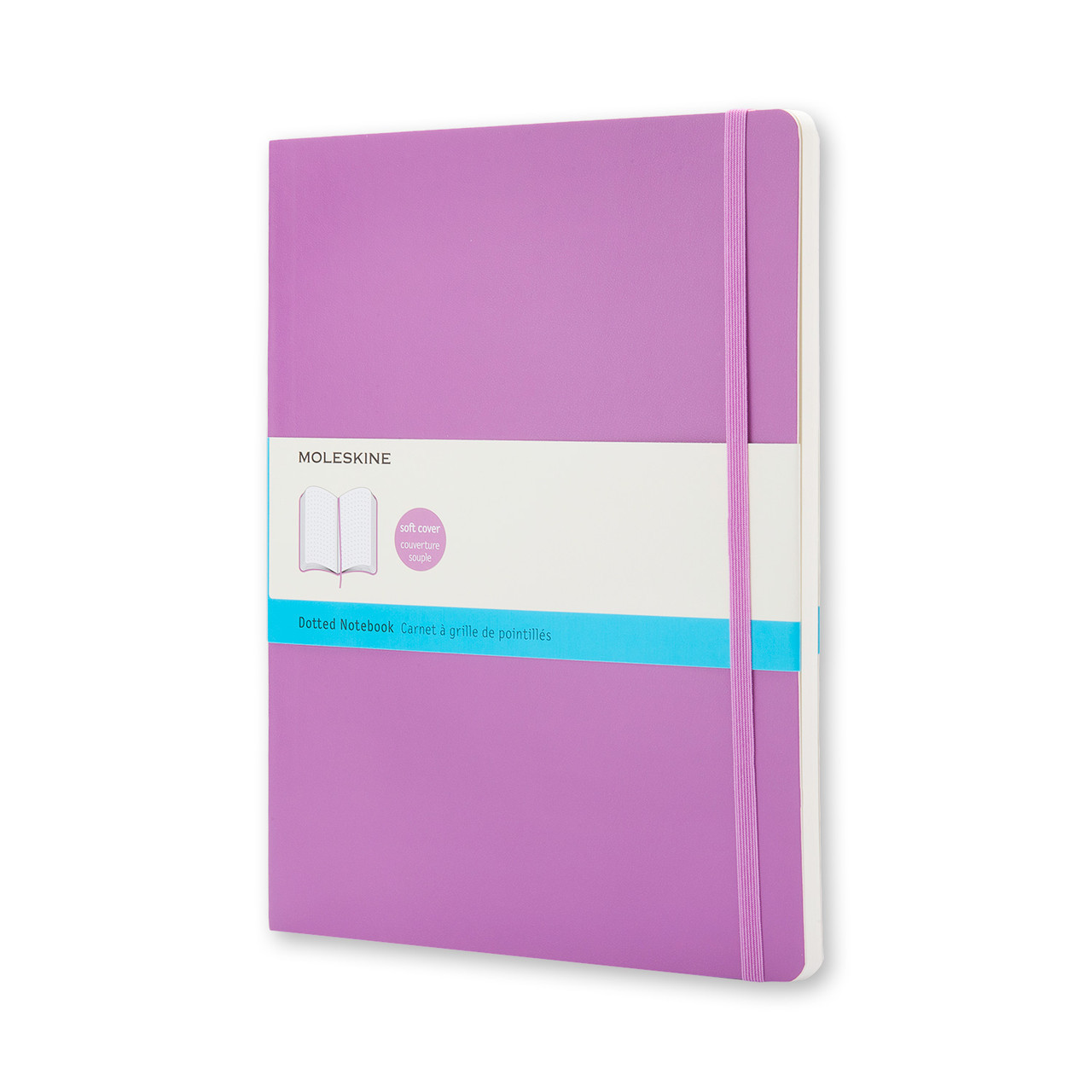 Блокнот Moleskine Classic Рожевий Великий 192 сторінки в крапку М'яка обкладинка 19х25 см
