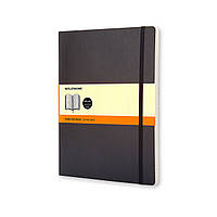 Блокнот Moleskine Classic Черный большой 192 страницы в линию Мягкая обложка 19х25 см (9788883707223)