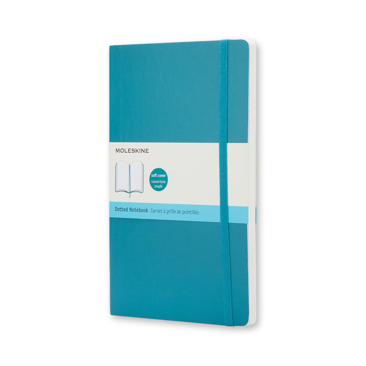 Блокнот Moleskine Classic Аквамарин середній 192 сторінки в крапку М'яка обкладинка 13х21 см (9788867323678)