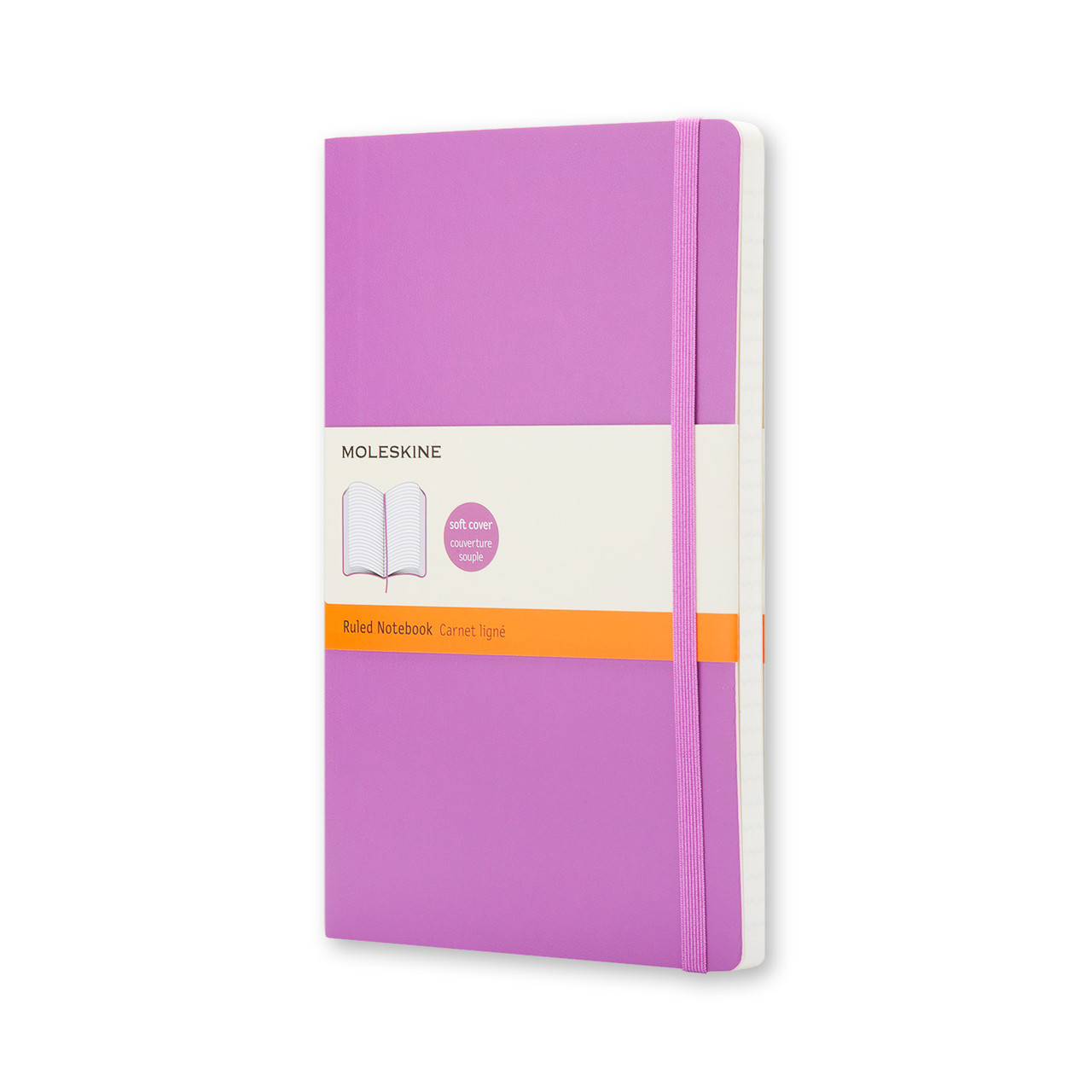 Блокнот Moleskine Classic Рожевий кишеньковий 192 сторінки в лінію М'яка обкладинка 9х14 см (9788867323524)