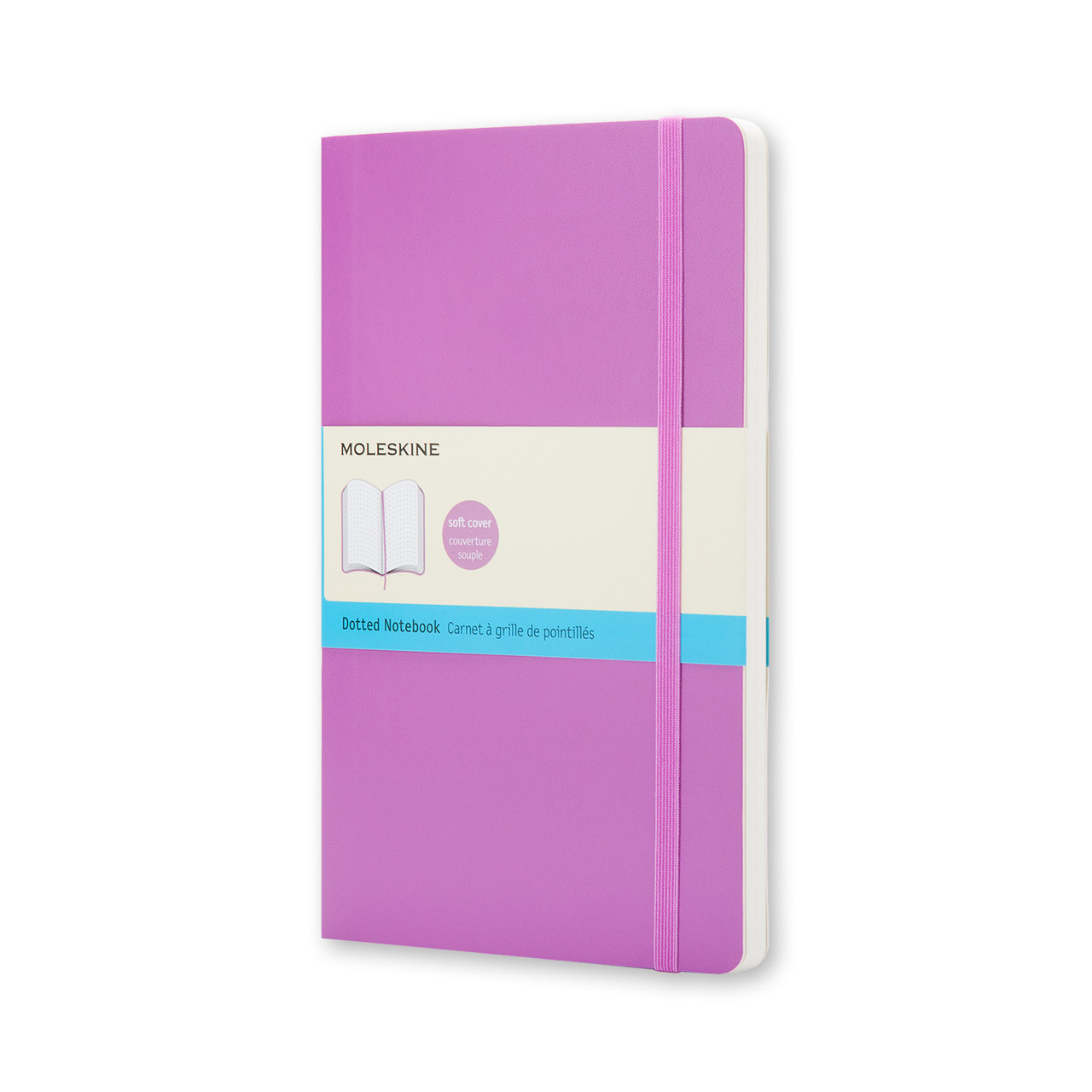 Блокнот Moleskine Classic Рожевий середній 192 сторінки в крапку М'яка обкладинка 13х21 см