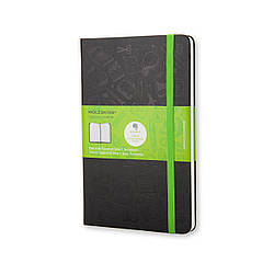 Блокнот Moleskine + Evernote кишеньковий 192 сторінки Чорний в клітинку 9х14 см (MM712EVER) (9788866137627)