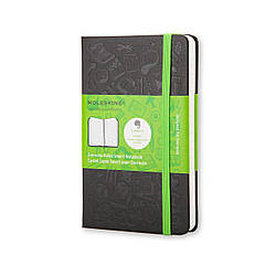 Блокнот Moleskine + Evernote кишеньковий 192 сторінки Чорний в лінію 9х14 см (MM710EVER) (9788866137603)