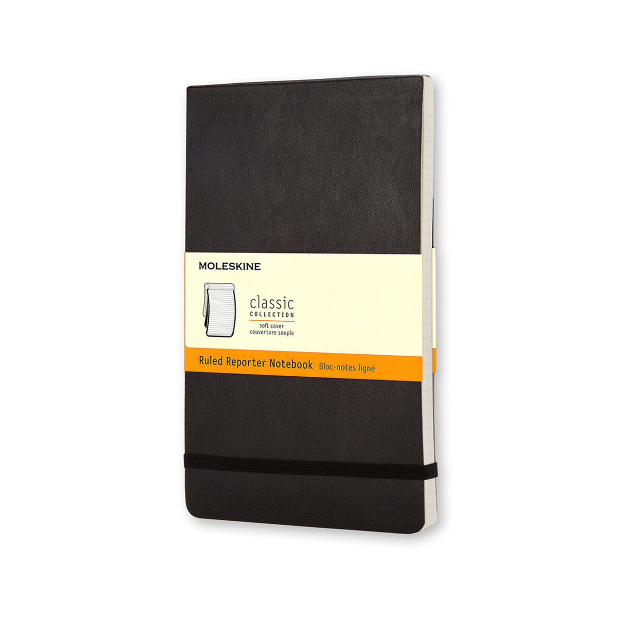 Блокнот Moleskine Classic Чорний Репортер кишеньковий 192 сторінки в лінію М'який 9х14 см (9788862934664)
