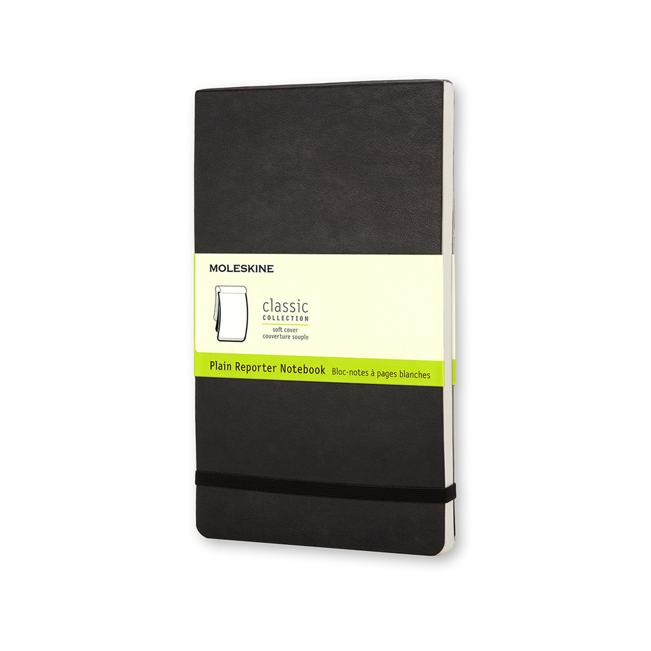 Блокнот Moleskine Classic Чорний Репортер кишеньковий 192 сторінки нелінований М'яка обкладинка 9х14 см