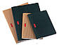 Блокнот Paper-Oh Ondulo B6.5 Чорний в лінію 12,5х17,6 см (OH9124-0) (9781439791240), фото 4