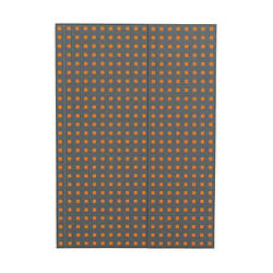 Блокнот Paper-Oh Quadro B5 Сірий на Помаранчевому в лінію 17,6х25 см (OH9058-8) (9781439790588)