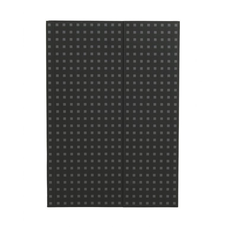 Блокнот Paper-Oh Quadro B5 Чорний на Сером в лінію 17,6х25 см (OH9052-6) (9781439790526)