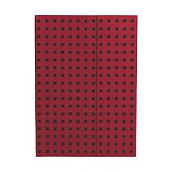 Блокнот Paper-Oh Quadro B6 Красный на Черном нелинованный 12,5х17,6 см (OH9067-0) (9781439790670)