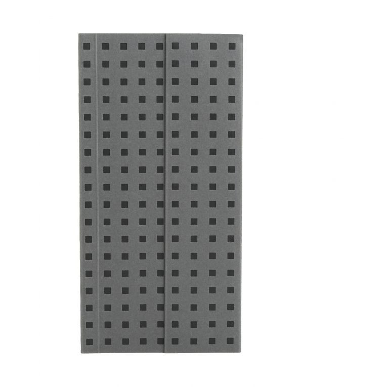 Блокнот Paper-Oh Quadro B6.5 Сірий на Чорному в лінію 12,5х17,6 см (OH9074-8) (9781439790748)