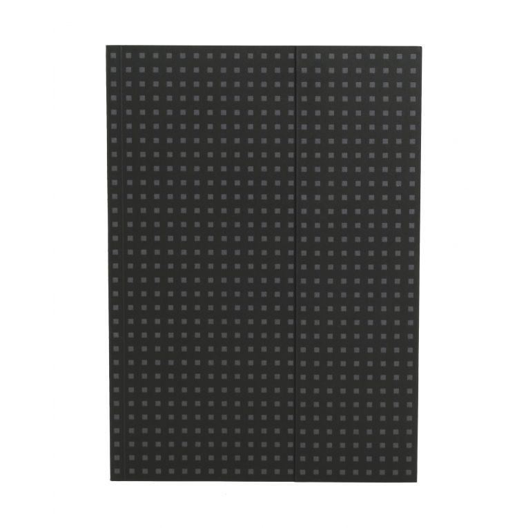Блокнот Paper-Oh Quadro А4 Чорний на Сірому в лінію 21х29,7 см (OH9042-7) (9781439790427)