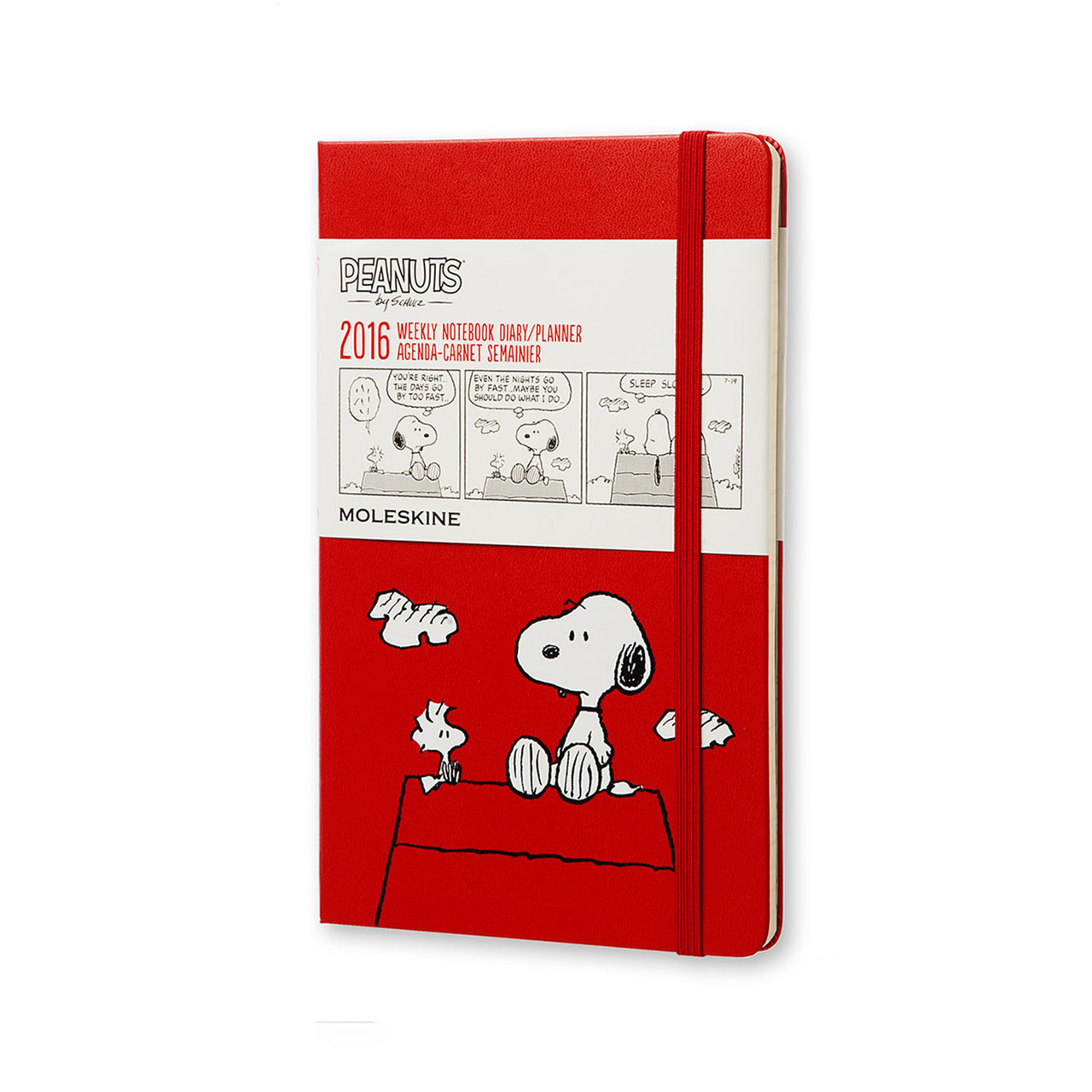 Блокнот Moleskine Limited Peanuts середній 240 сторінок Червоний в лінію 13х21 см (8051272891690)