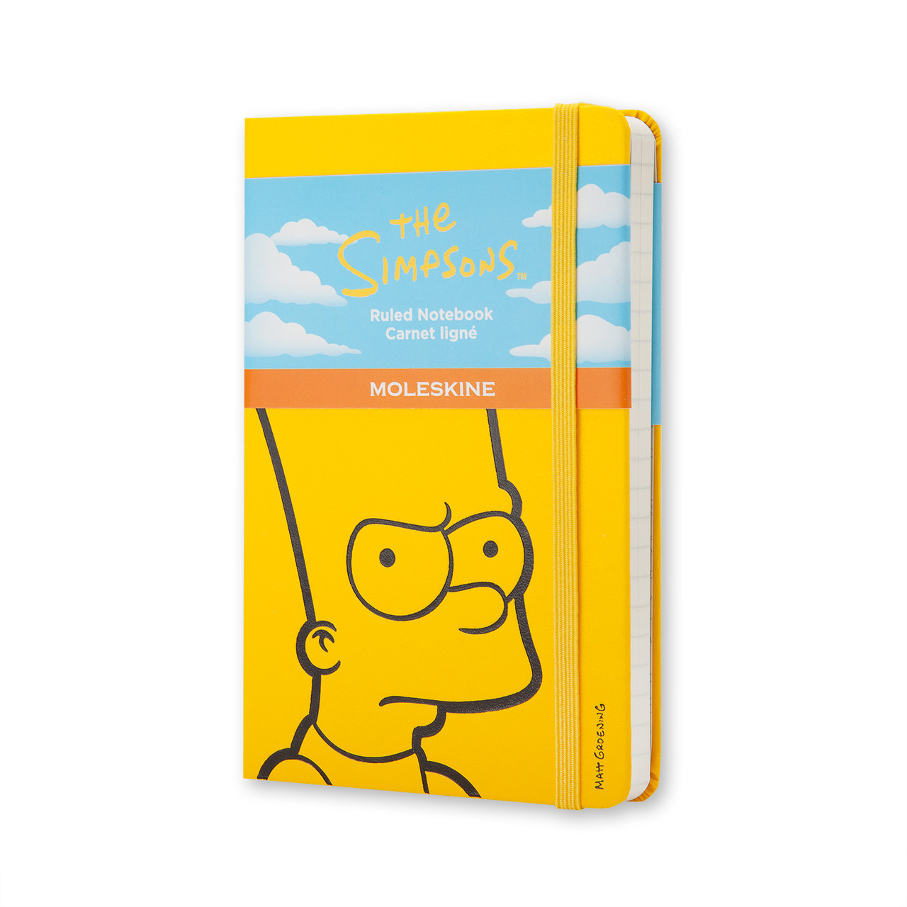 Блокнот Moleskine Limited Simpsons кишеньковий 192 сторінки Жовтий в лінію 9х14 см