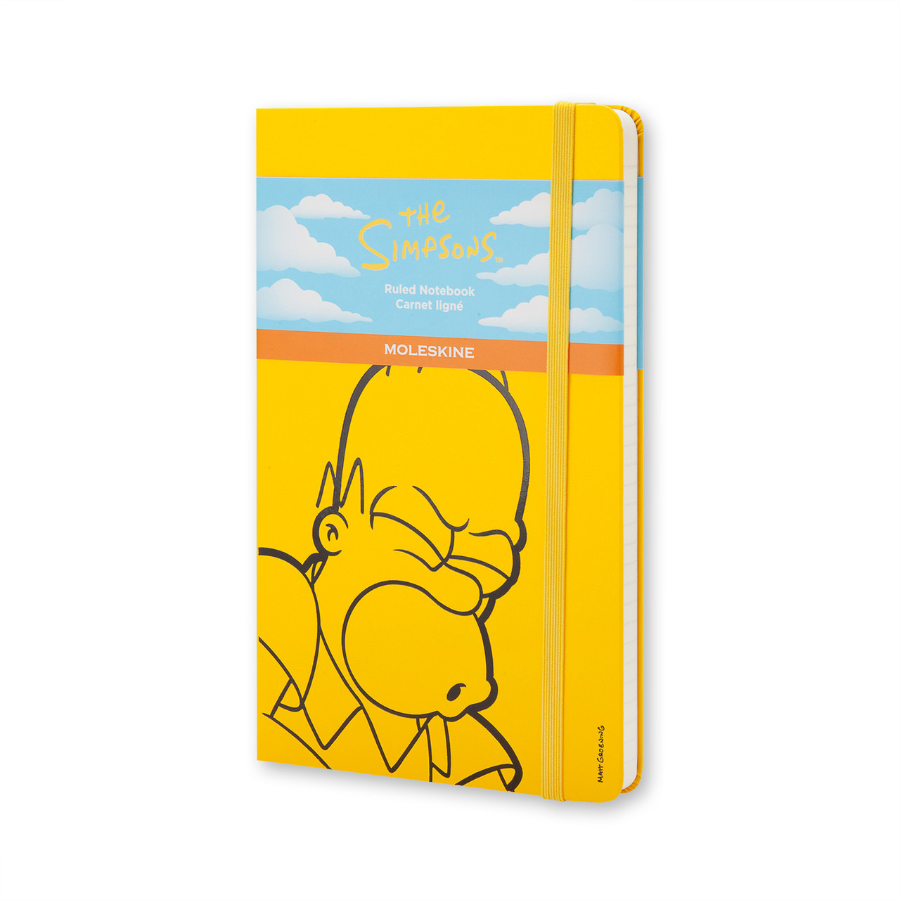 Блокнот Moleskine Limited Simpsons середній 240 сторінок Жовтий в лінію 13х21 см (9788867324286), фото 1
