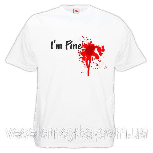 Футболка "I'm fine", фото 1