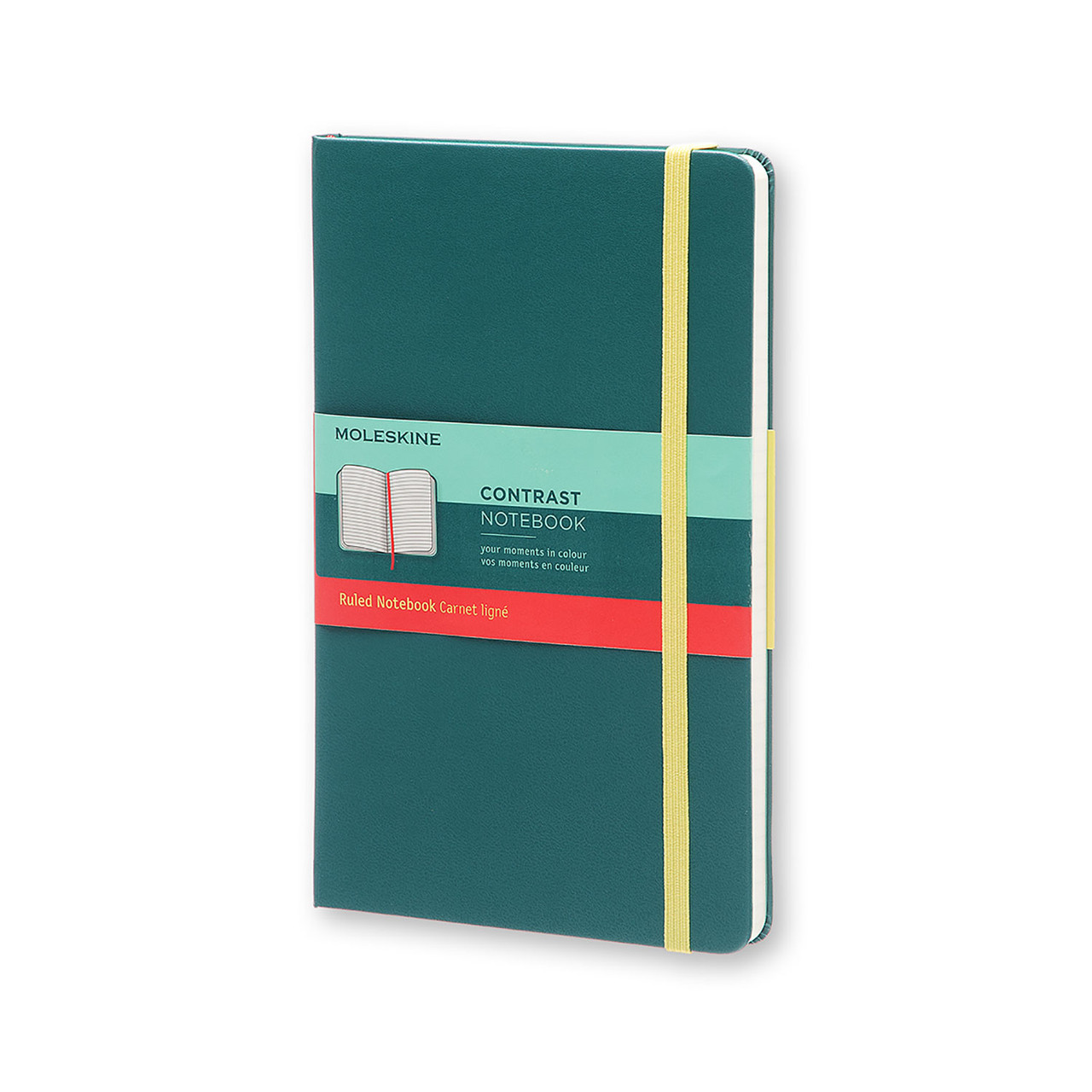 Блокнот Moleskine Limited Contrast кишеньковий 192 сторінки Шавлія в лінію 9х14 см (8055002851428)