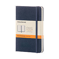 Блокнот Moleskine Classic Сапфир карманный 192 страницы в линию 9х14 см (8051272893564)