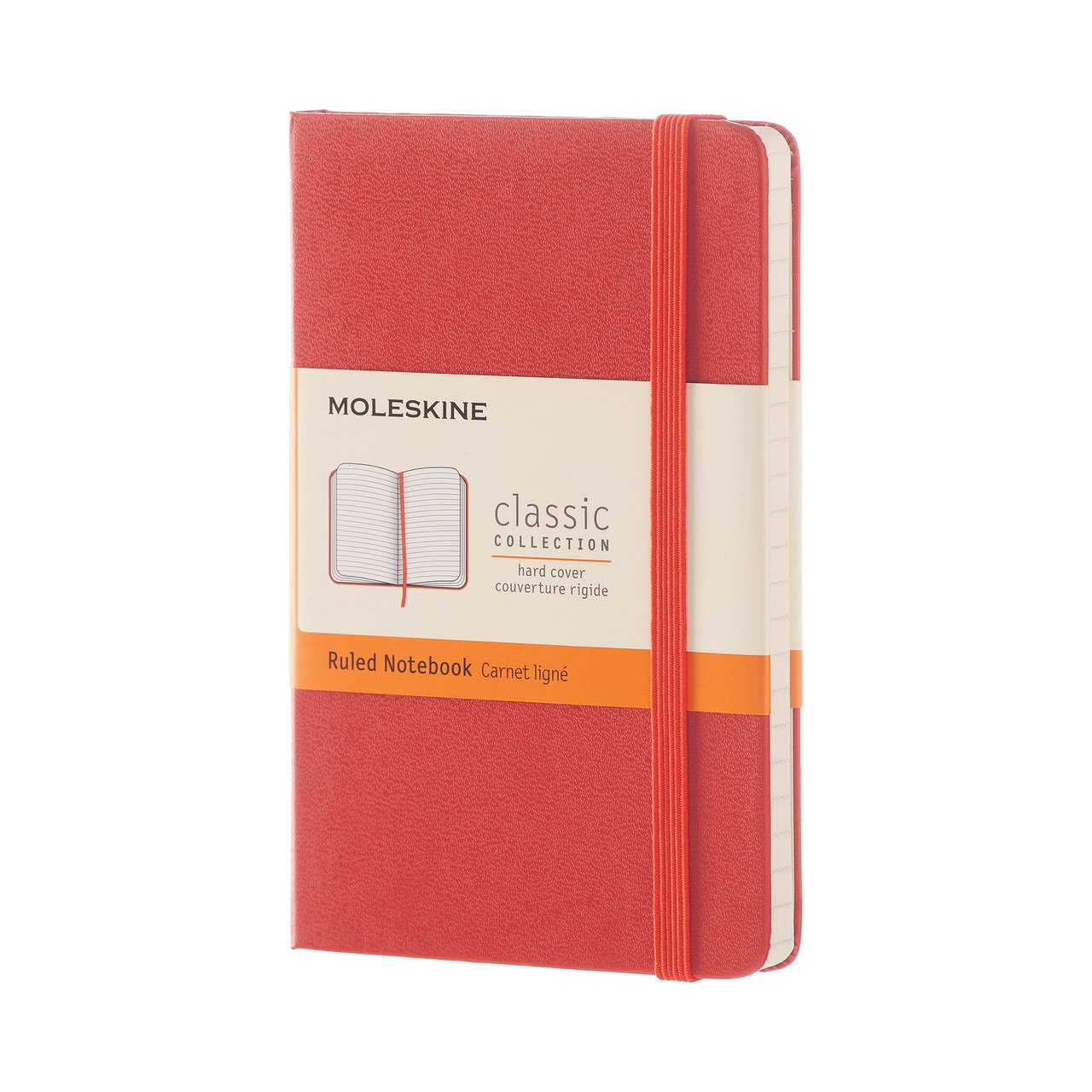 Блокнот Moleskine Classic Кораловий кишеньковий 192 сторінки в лінію 9х14 см (8051272892635)