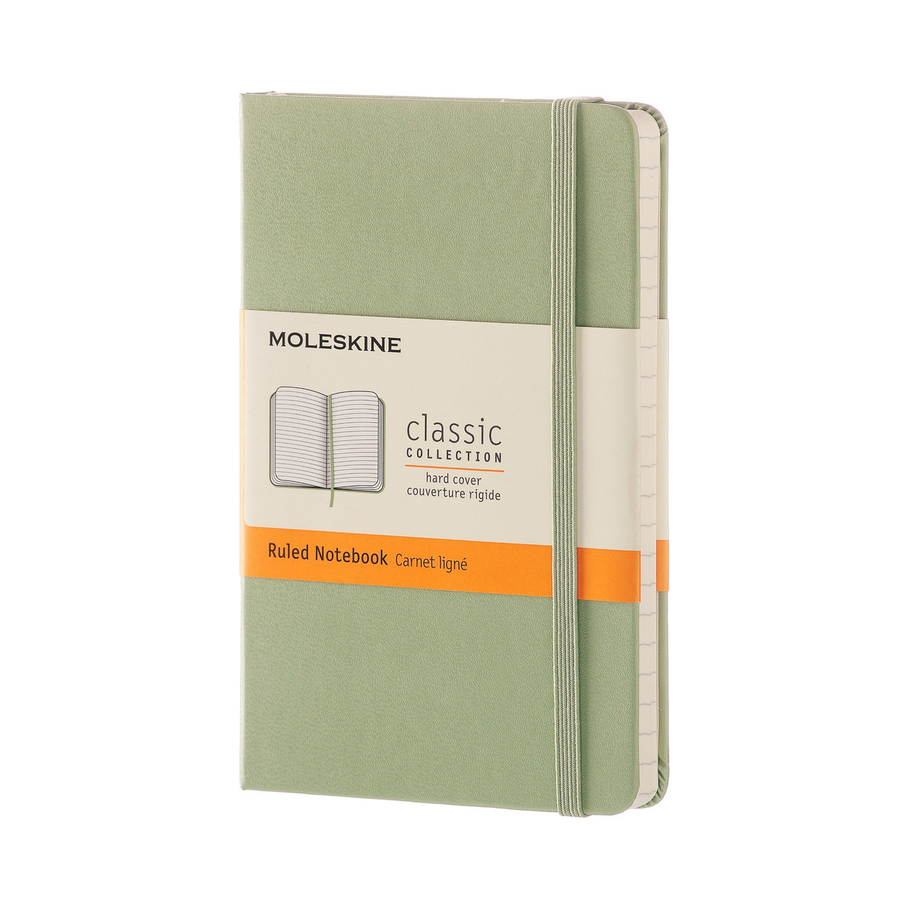 Блокнот Moleskine Classic М'ятний кишеньковий 192 сторінки в лінію 9х14 см (8051272893588)